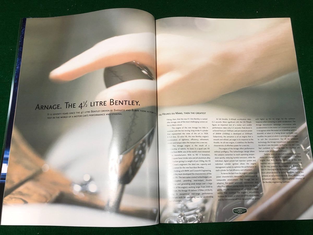 Bentley Arnage Deluxe Brochure