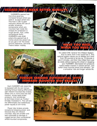 Hummer - Meet An American Legend Brochure