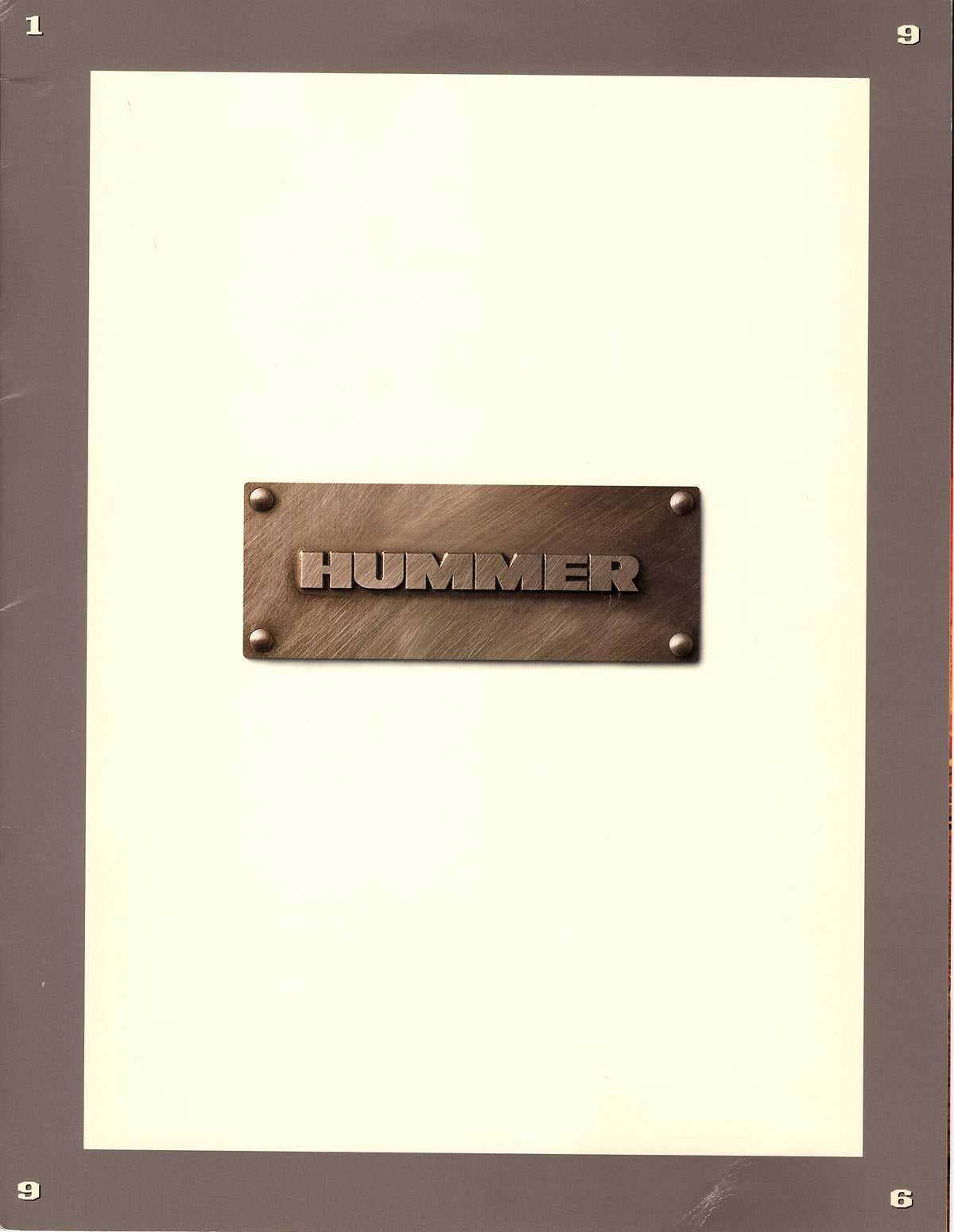Hummer Test Drive Invitation & Brochure Packet