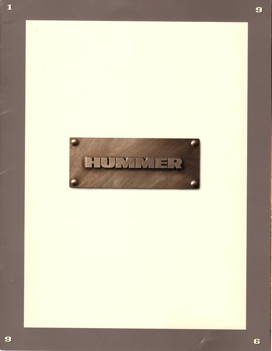 Hummer Test Drive Invitation & Brochure Packet