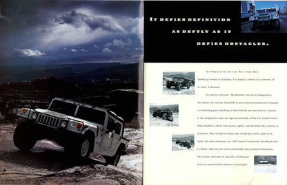 Hummer Test Drive Invitation & Brochure Packet
