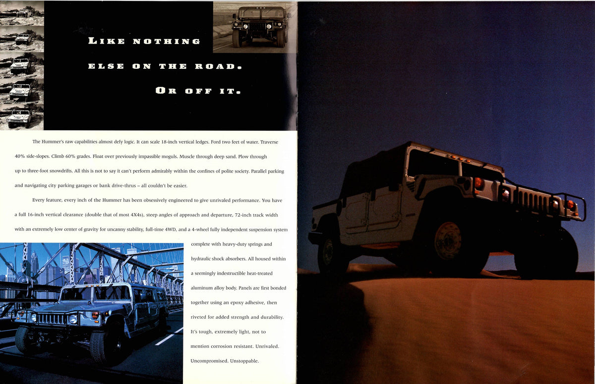 Hummer Test Drive Invitation & Brochure Packet