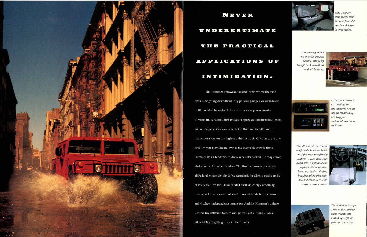 Hummer Test Drive Invitation & Brochure Packet