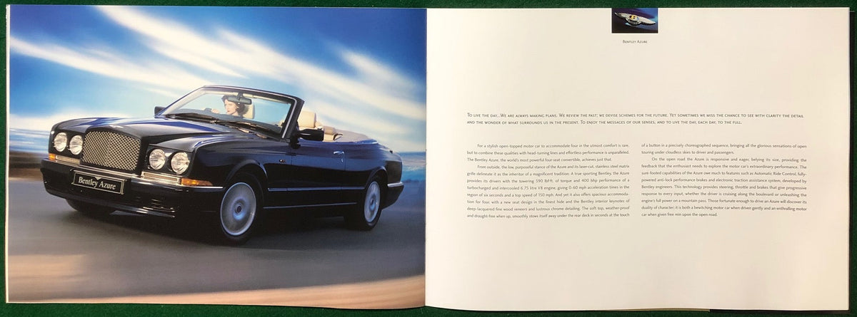 Bentley Continental R, Continental T, Continental SC, Azure - Deluxe Brochure