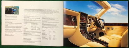 Bentley Continental R, Continental T, Continental SC, Azure - Deluxe Brochure