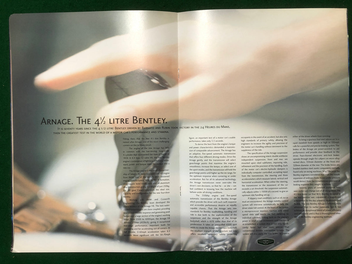 Bentley Arnage Brochure