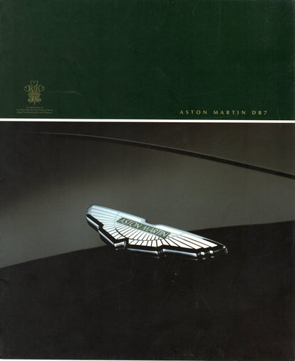 Aston Martin DB7 Brochure