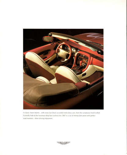 Aston Martin DB7 Brochure