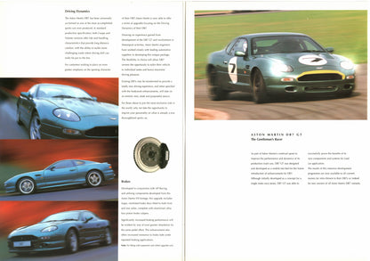 Aston Martin DB7 Driving Dynamics Brochure