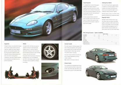 Aston Martin DB7 Driving Dynamics Brochure