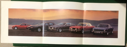 Aston Martin Lagonda - 1986 Range Brochure