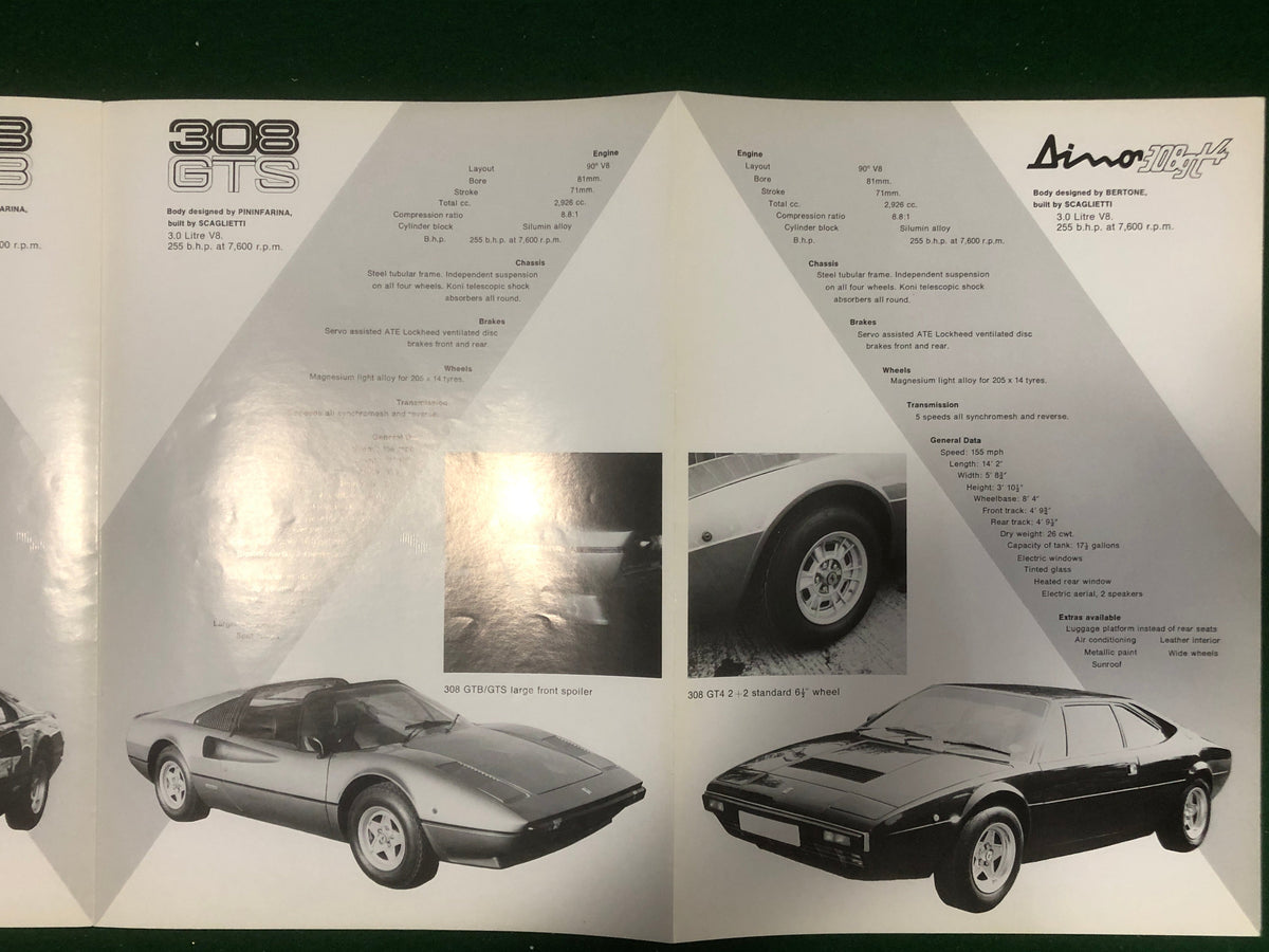 Ferrari Product Range 1979 Brochure (UK)