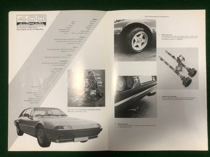 Ferrari Product Range 1979 Brochure (UK)