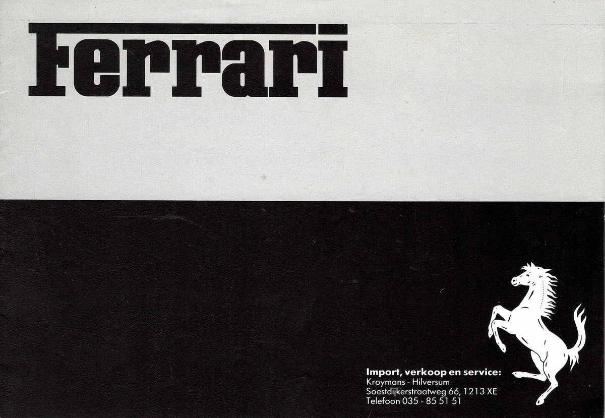 Ferrari Product Range 1984 Brochure - Kroymans