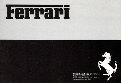 Ferrari Product Range 1984 Brochure - Kroymans