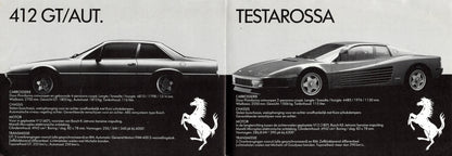 Ferrari Product Range 1984 Brochure - Kroymans
