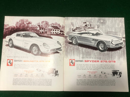 Ferrari - Pedigree of a Champion - R & S Imports Brochure 1966