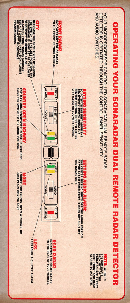 K40 Sonaradar 2 Brochure Set 1990s