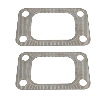 2 x Pack Garrett T4 Turbo Inlet Flange Gasket 4 Bolt 304 Stainless Steel USA New