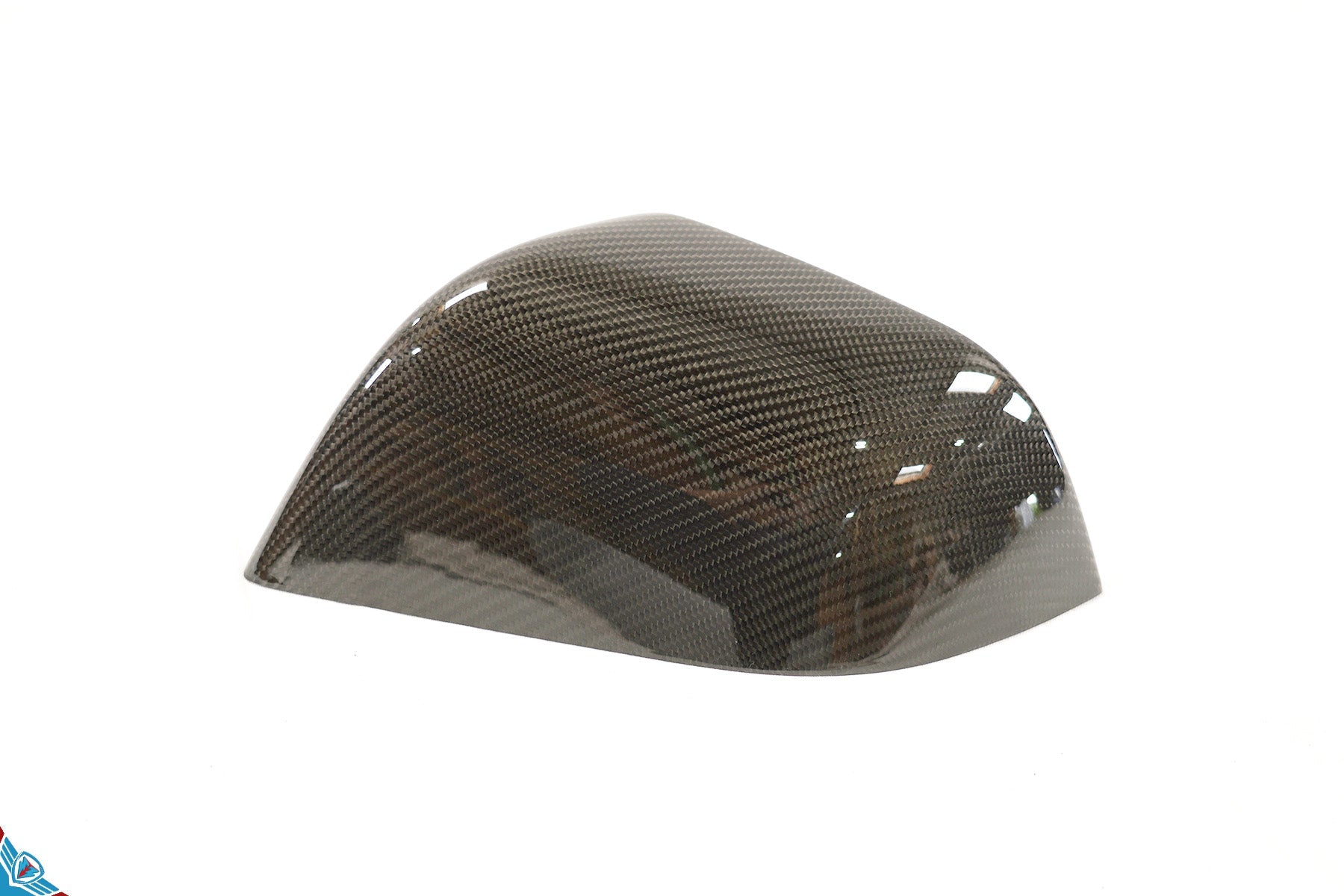 2017-2024 Tesla Model 3 & Model Y (MK1) OEM Style Dry Carbon Fiber Mirror Cover Overlays | FYBR Aerodynamics — photo 3 of 10