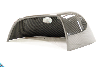 2017-2024 Tesla Model 3 & Model Y (MK1) OEM Style Dry Carbon Fiber Mirror Cover Overlays | FYBR Aerodynamics — photo 4 of 10