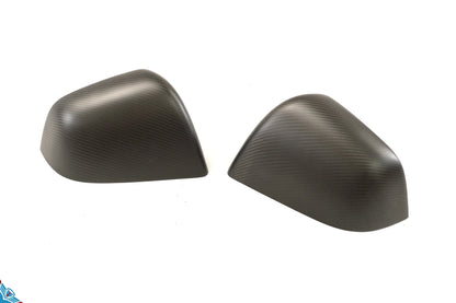 2017-2024 Tesla Model 3 & Model Y (MK1) OEM Style Dry Carbon Fiber Mirror Cover Overlays | FYBR Aerodynamics — photo 10 of 10