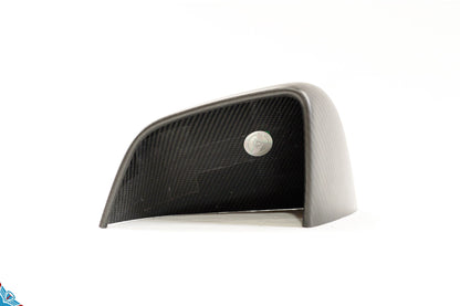 2017-2024 Tesla Model 3 & Model Y (MK1) OEM Style Dry Carbon Fiber Mirror Cover Overlays | FYBR Aerodynamics