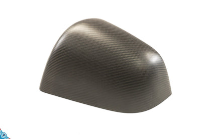 2017-2024 Tesla Model 3 & Model Y (MK1) OEM Style Dry Carbon Fiber Mirror Cover Overlays | FYBR Aerodynamics