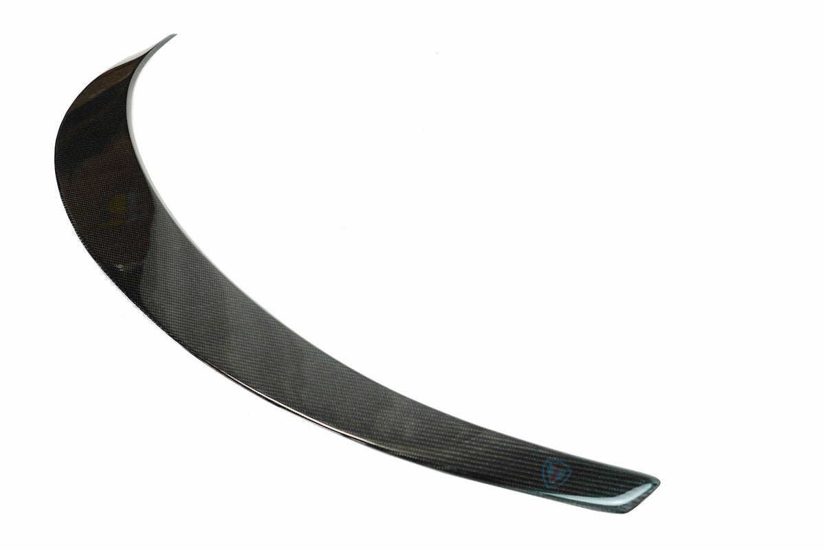 2017-2026 Tesla Model 3 (MK1 / Highland) MX High Kick Carbon Fiber Trunk Spoiler | FYBR Aerodynamics — photo 1 of 10