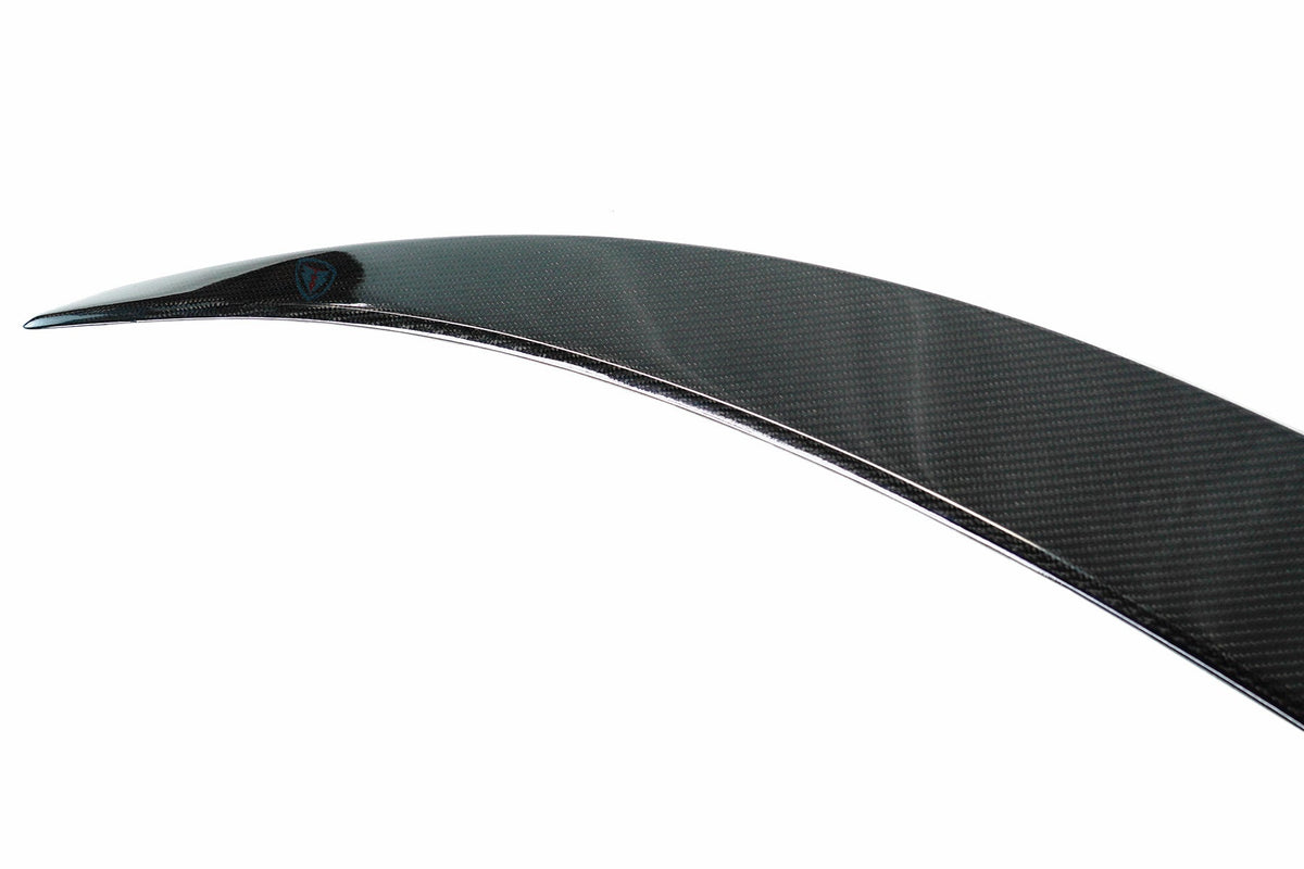2017-2026 Tesla Model 3 (MK1 / Highland) MX High Kick Carbon Fiber Trunk Spoiler | FYBR Aerodynamics — photo 5 of 10