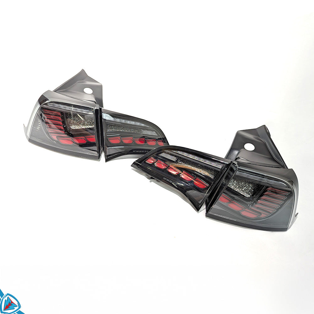 2017-2023 Tesla Model 3 & Model Y (MK1) GTS Style Sequential LED Tail Lights | Visions by E3Tuning — photo 1 of 7