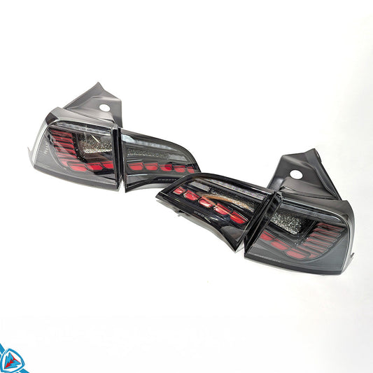 2017-2023 Tesla Model 3 & Model Y (MK1) GTS Style Sequential LED Tail Lights | Visions by E3Tuning — photo 1 of 7