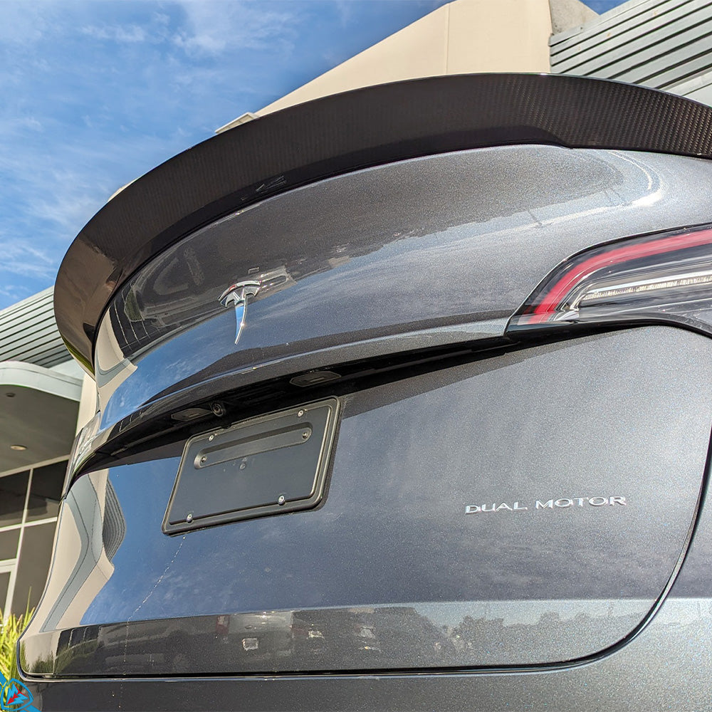 2020-2024 Tesla Model Y (1st-Gen) AGX Style Dry Carbon Fiber Trunk Spoiler | FYBR Aerodynamics — photo 6 of 9