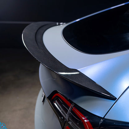 2020-2024 Tesla Model Y (1st-Gen) AGX Style Dry Carbon Fiber Trunk Spoiler | FYBR Aerodynamics — photo 1 of 9
