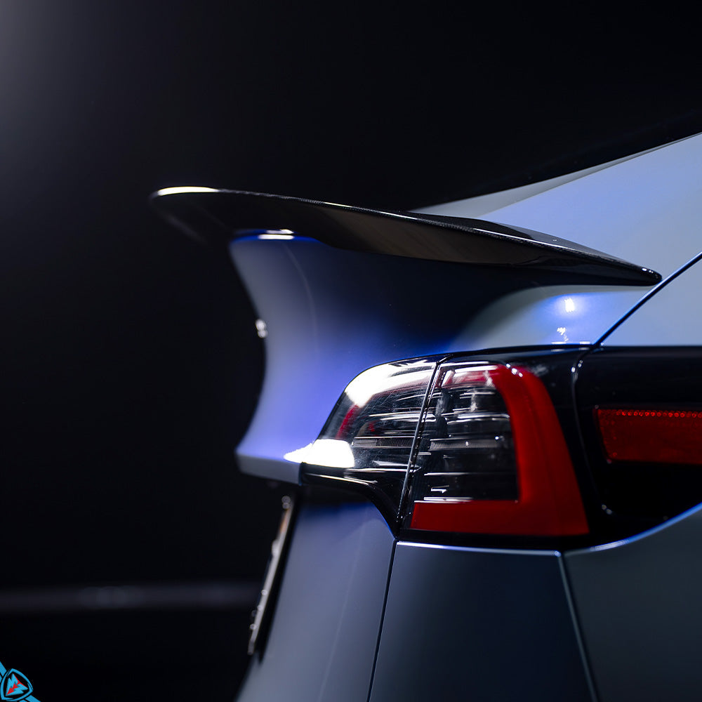 2020-2024 Tesla Model Y (1st-Gen) AGX Style Dry Carbon Fiber Trunk Spoiler | FYBR Aerodynamics — photo 2 of 9