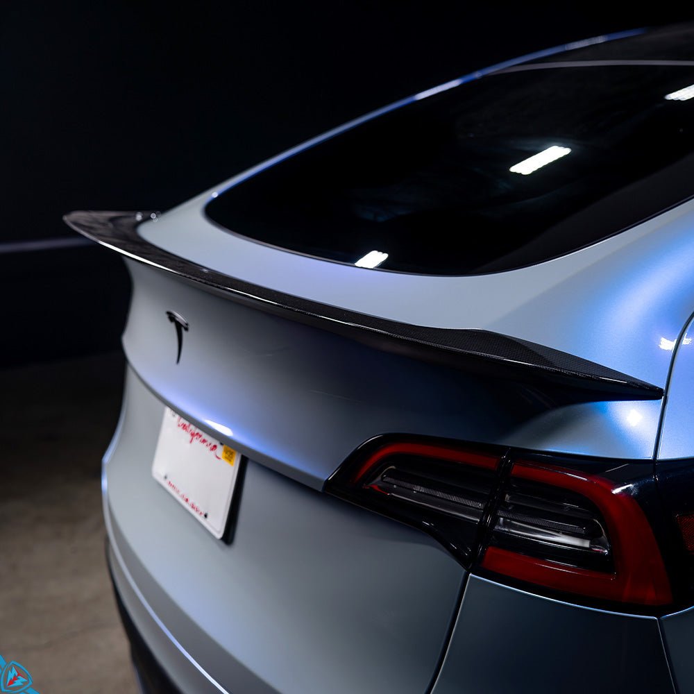 2020-2024 Tesla Model Y (1st-Gen) AGX Style Dry Carbon Fiber Trunk Spoiler | FYBR Aerodynamics — photo 3 of 9