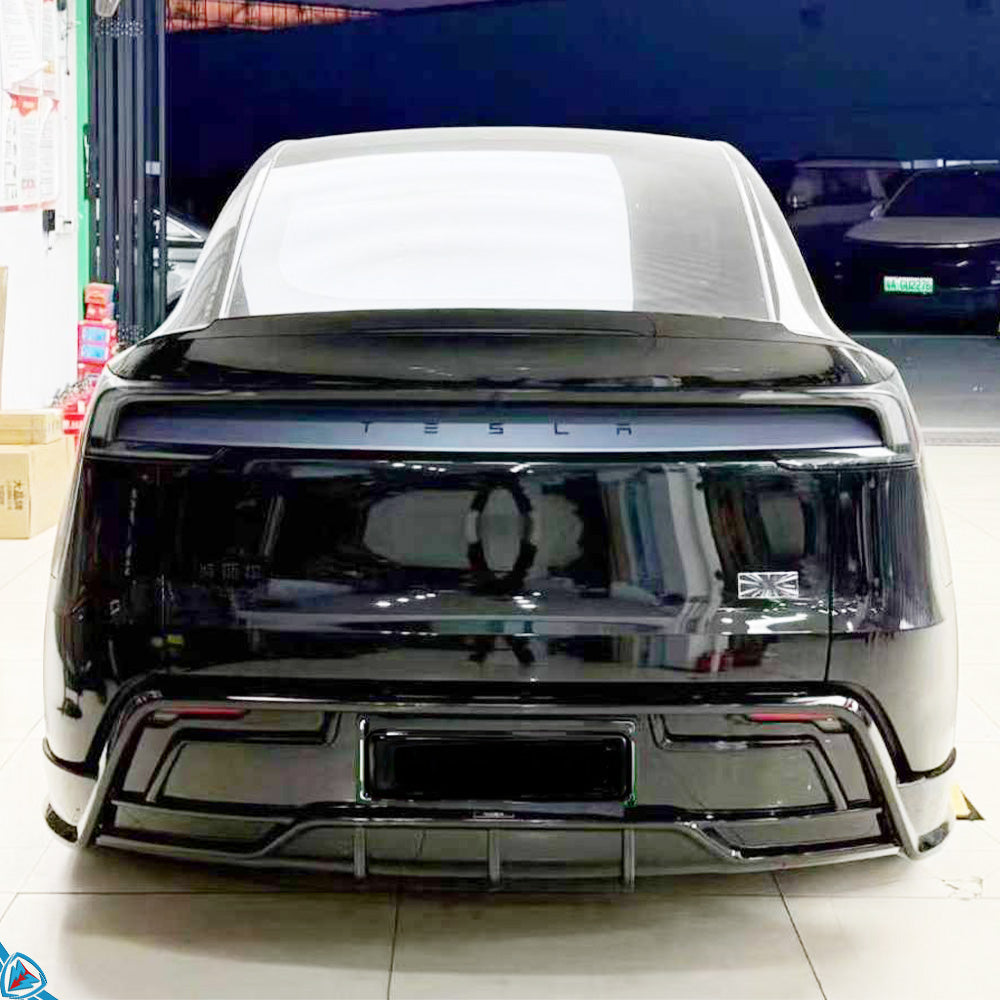 2025+ Tesla Model Y (Juniper) Aero Style Gloss Black ABS Body Kit | MRK — photo 6 of 10