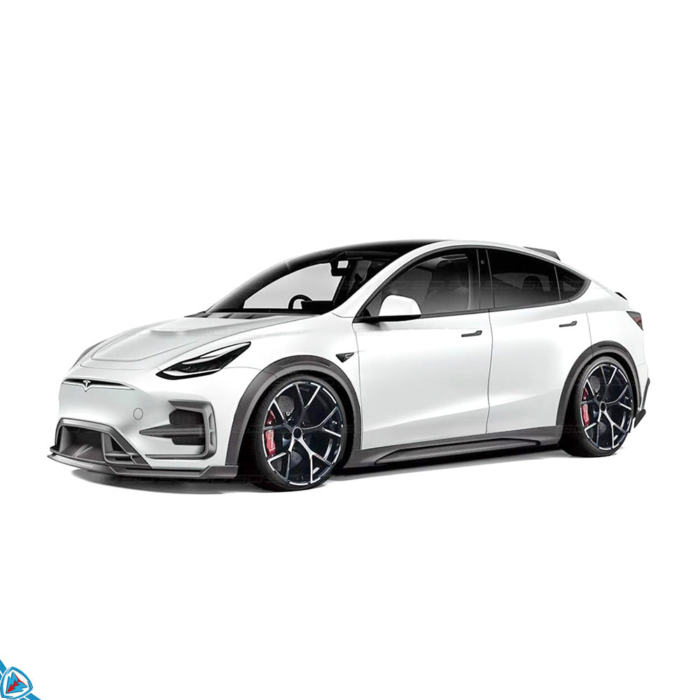 2020-2024 Tesla Model Y (1st-Gen) SDX Style Dry Carbon Fiber Fender Flares | FYBR Aerodynamics — photo 2 of 10