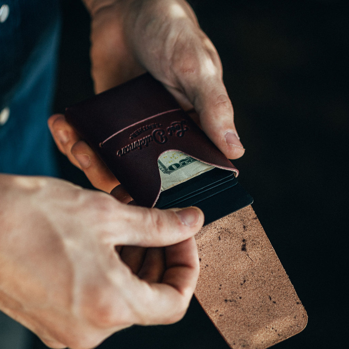 The Mini Franklin – Burgundy