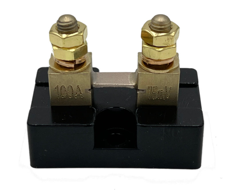 100A / 75mV Shunt with Mounting Base, 0.25%