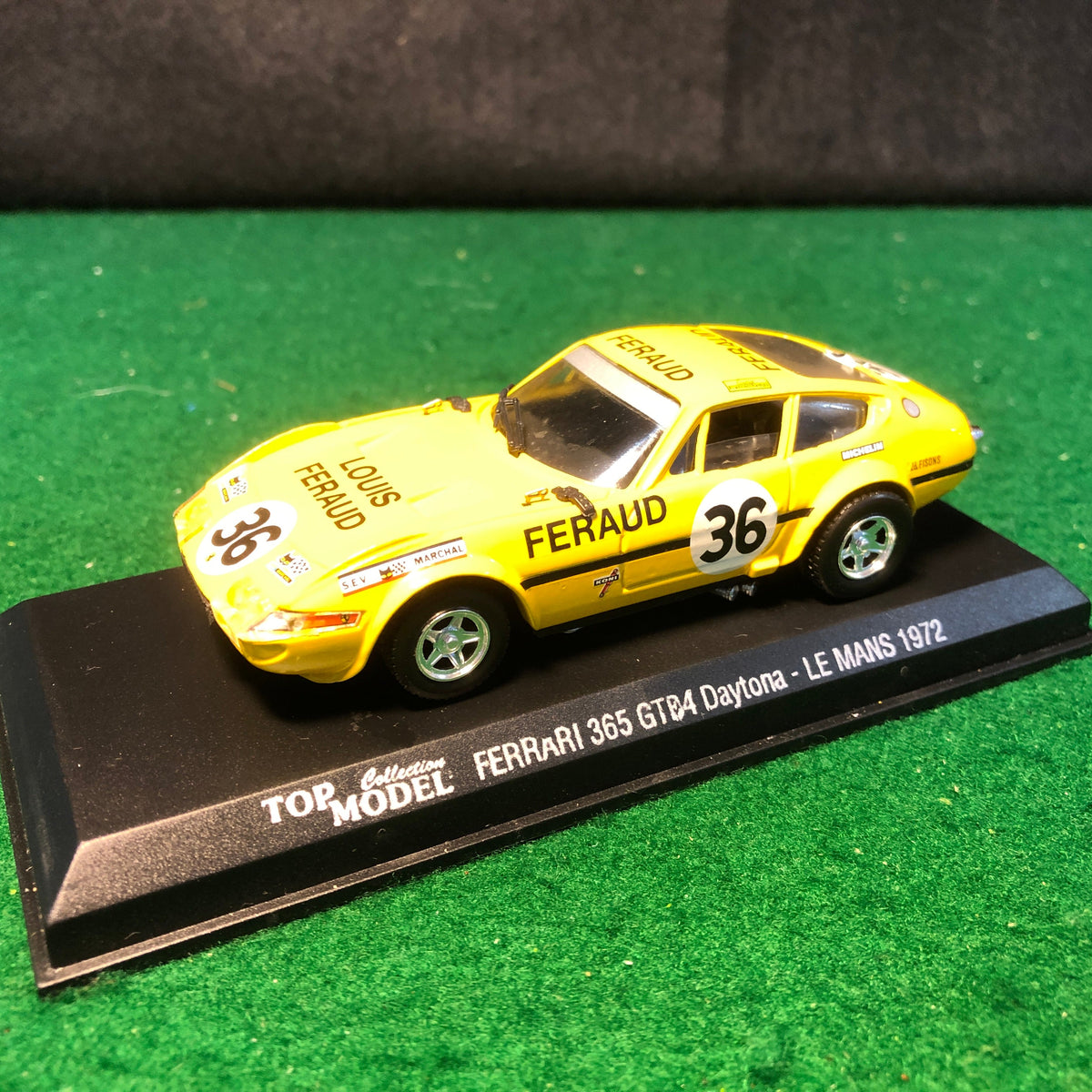 Ferrari 365 GTB/4 Comp Daytona N 36 Le Mans 1972 by Top Model 1:43 (tmc008)