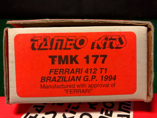 Ferrari 412 T1 F1 Brazilian GP 1994, by Tameo 1:43 (TMK177)