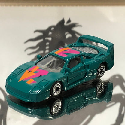 Ferrari F40 Green w/Gray Interior by Tootsietoy 1:43(No box)