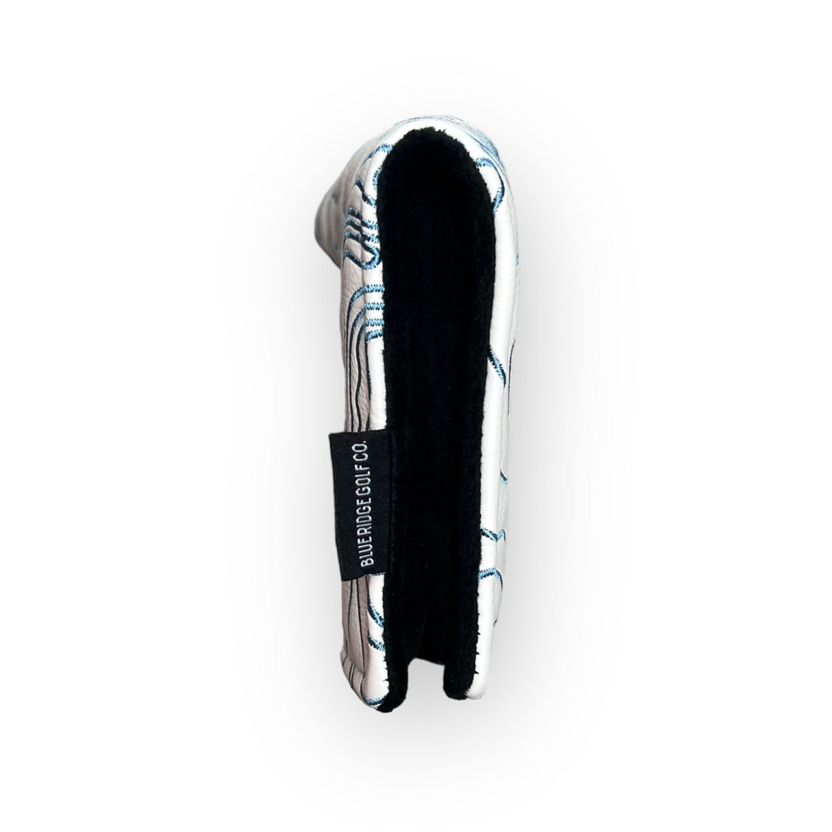 Topographic Edition - Pure White / Embroidered Carolina Blue