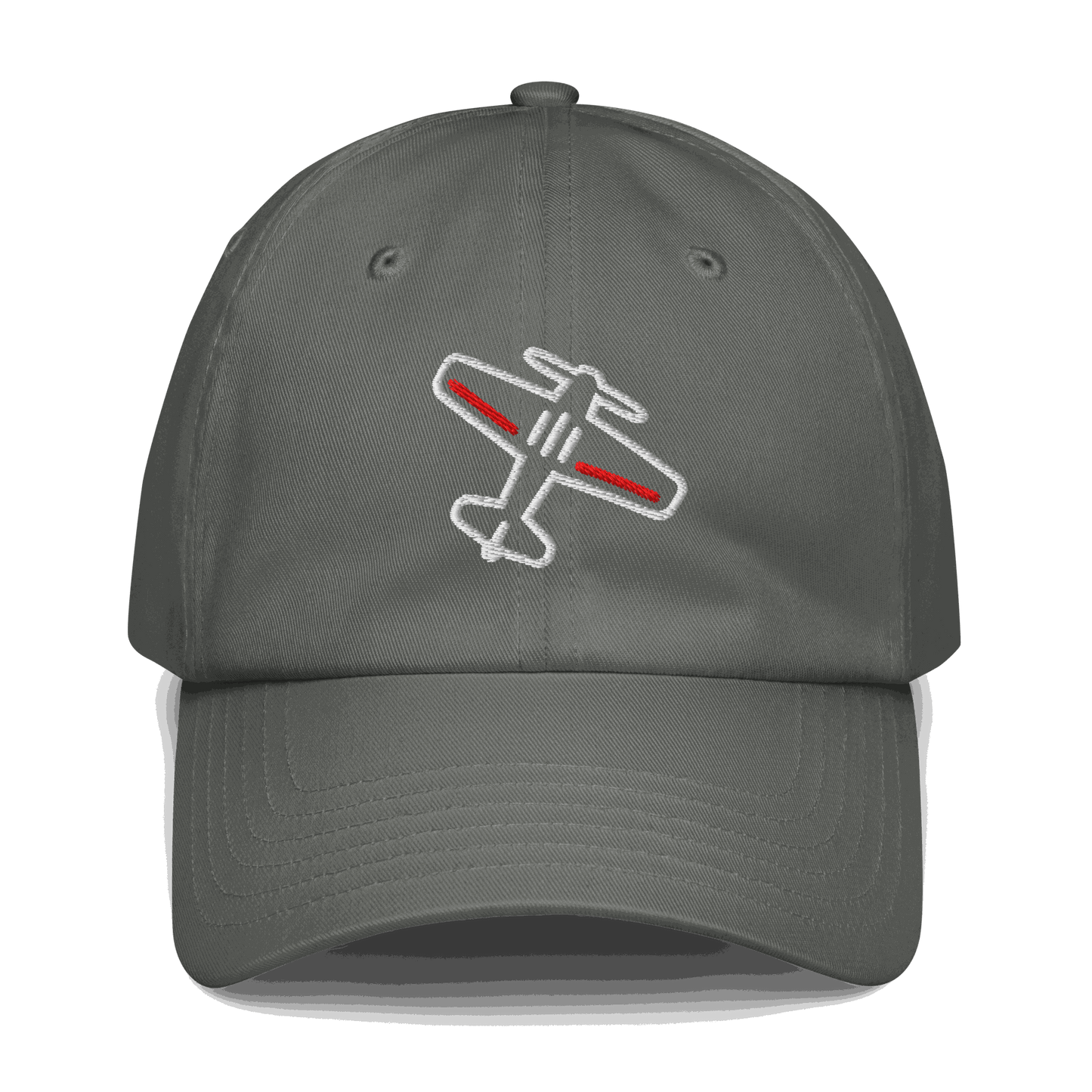 Airplane silhouette baseball cap - Adjustable Airplane Embroidered Cap Aviation Pilot Hat — photo 2 of 4