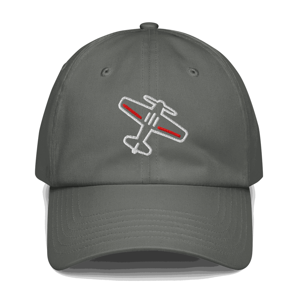 Airplane silhouette baseball cap - Adjustable Airplane Embroidered Cap Aviation Pilot Hat — photo 2 of 4