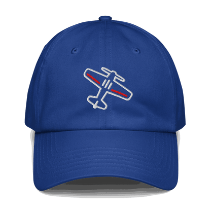 Airplane silhouette baseball cap - Adjustable Airplane Embroidered Cap Aviation Pilot Hat — photo 4 of 4