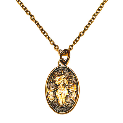Vintage Our Lady Undoer of Knots Medal - 1-inch