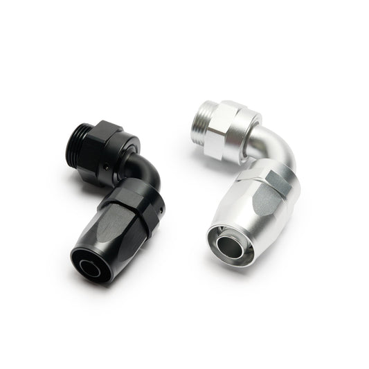 Swivel Hose End Fitting to Metric - 90°