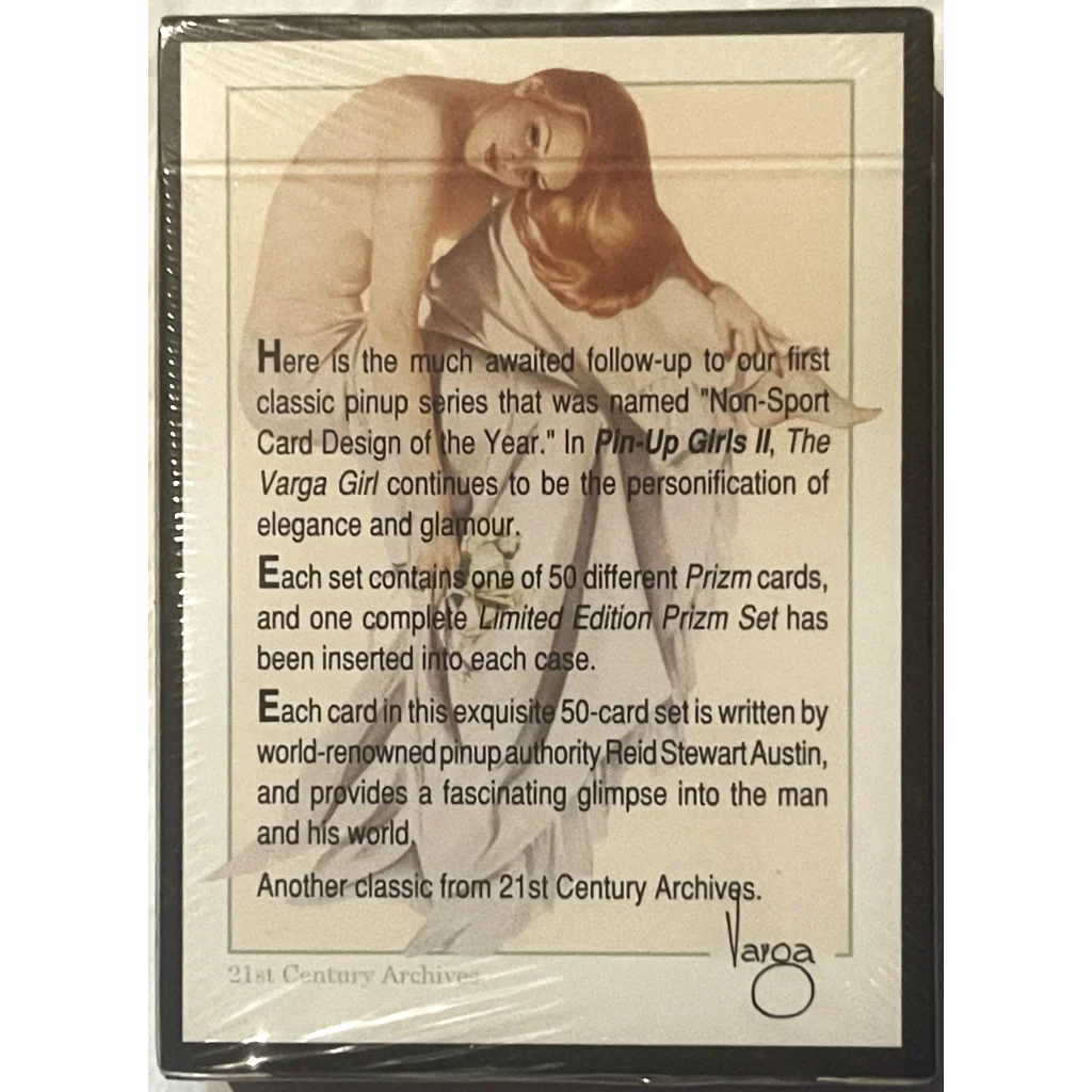Juego de tarjetas coleccionables Pin-Up Girls II de 1993 - Caja sellada de 21st Century Archives